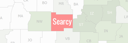 Searcy County Map